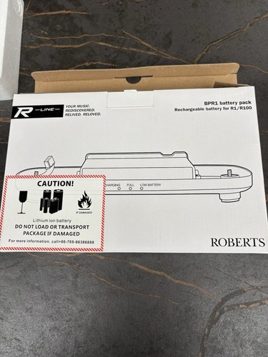Roberts radio bpr1 battery - radio,