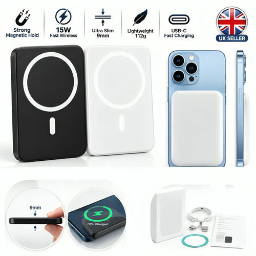New power bank magnetic - new,