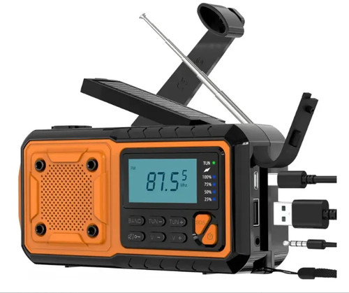 4000mah solar emergency radio - 4000mah,