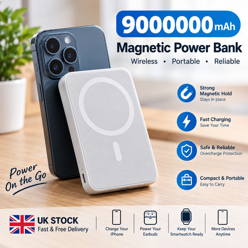 9000000mah power bank magnetic - 9000000mah,
